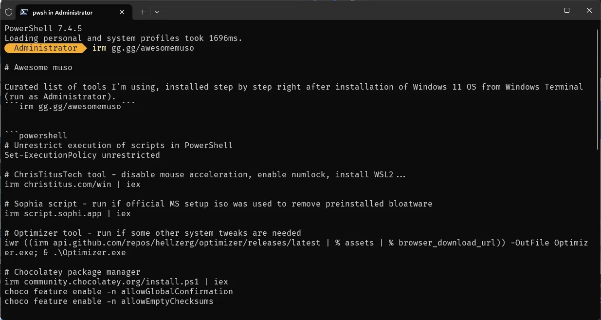 awesome muso CLI Tool