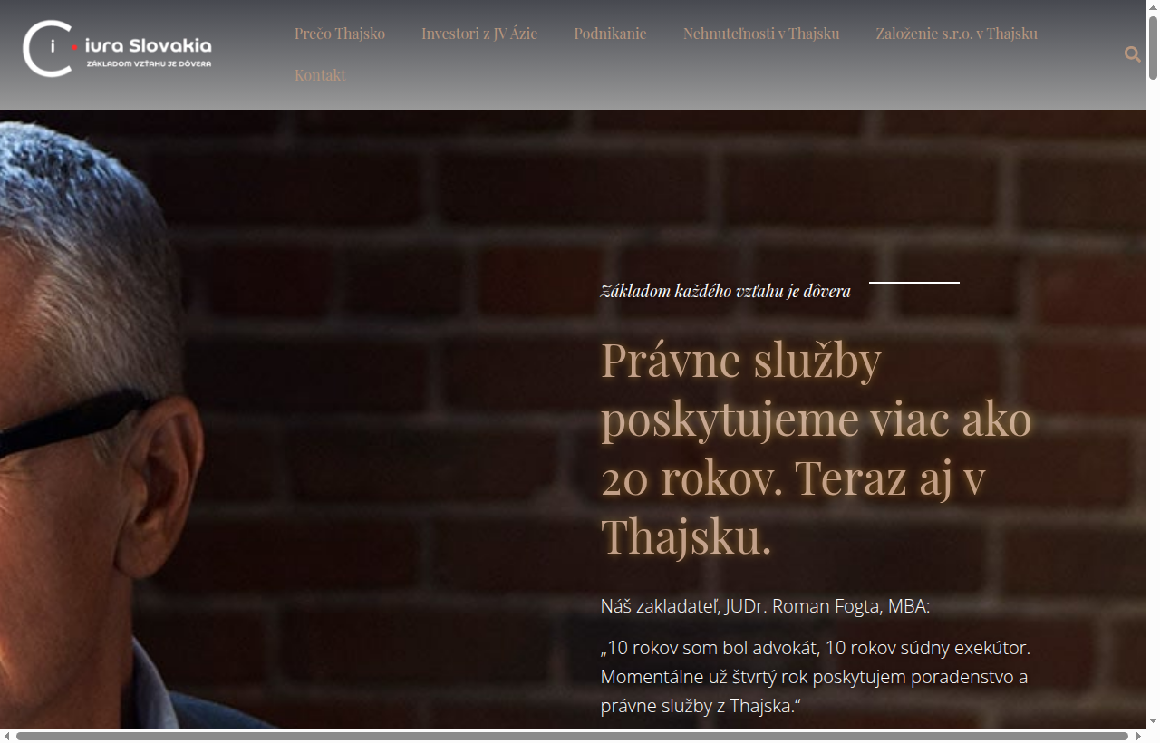 IURA Slovakia proof screenshot