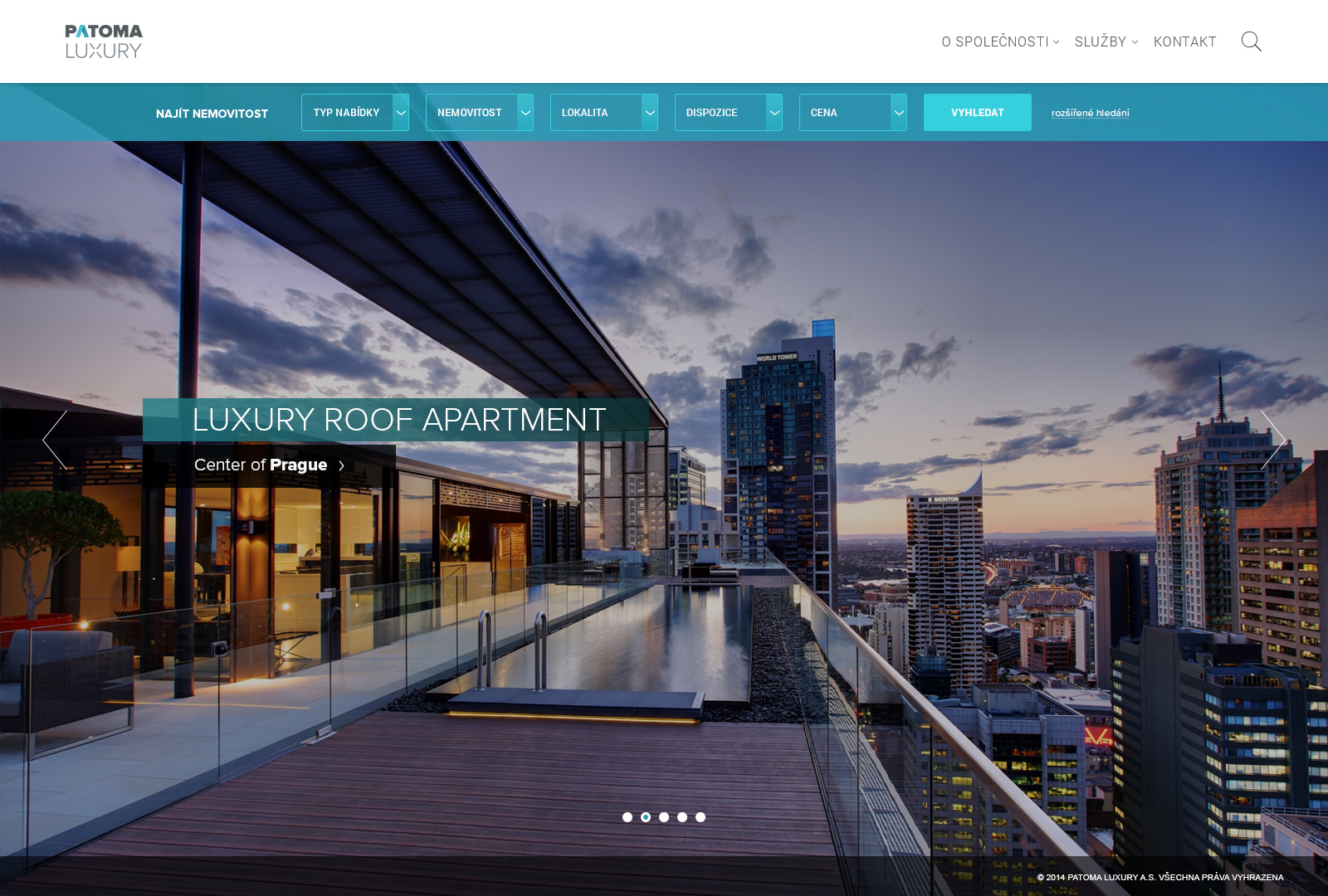 Patoma Luxury archived screenshot